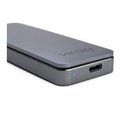 VulTech GS-NVMETC - Caja Externa para SSD NVMe M.2 PCIe USB-C 3.1 Gen2 10Gbps, Carcasa de Aluminio, Type-C/USB-A, Plug & Play, Compatible con M-Key, Windows, Mac, PS5, Xbox