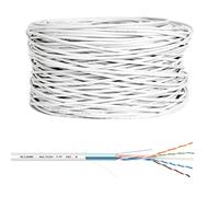 Vultech SC13602 - 305 Bobina LAN, categoría 6, FTP, 23 AWG, 305 m, Blanco