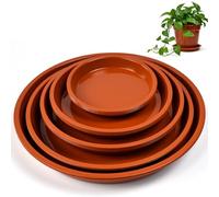 Vunanvu 16 PCS Platillos para Plantas, Platos para Macetas Redondas 16/20/24/28/32 cm, Bandeja Recoge Agua Maceta, Platos de Plástico para Macetas para Uso Interior y Exterior en Hogar Jardín