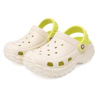 Vunavueya Zuecos Unisex Niños con Plantilla Desmontable Lavable Zapatos Mules EVA de Playa Piscina Jardín Antideslizantes para Niño y Niña Talla 24-38 EU