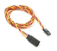VUNIVERSUM 4 unidades de 100 cm 1 m JR Premium macho a hembra servo cable alargador trenzado servo cable alargador 22AWG construcción