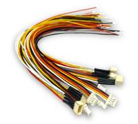 vuniversum 5 pares Micro JST 1.0 SH 4 pines macho hembra 1,0 mm, incluye cable de PVC de 15 cm 28 AWG (1.0 SH 4 pines)