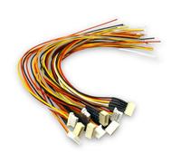 Vuniversum 5 Pares Micro JST 1.0 SH 5 Pines Macho Hembra 1,0 mm Acoplamiento Con Cable PVC 15 cm 28 AWG (1,0 SH 5 Pines)