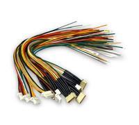 vuniversum 5 pares Micro JST 1.0 SH 6 pines macho hembra 1,0 mm, incluye cable de PVC de 15 cm 28 AWG (1.0 SH 6 pines)
