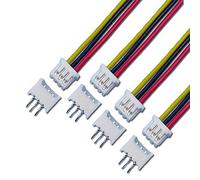 VUNIVERSUM Juego de 2 conectores Micro JST de 3 pines, 1,25 GH, 1,25 mm, incluye cable de 15 cm, 28 AWG y conector hembra de Mr. Stecker Modellbau®