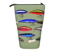 Vuoongt Estuche telescópico para guardar artículos de papelería, papelería, almacenamiento de suministros de oficina, maquillaje