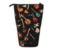 Vuoongt Stand Upguitars-Standard-Scale-2_00x - Estuche telescópico para guardar artículos de papelería y suministros de oficina y maquillaje, Negro, One Size