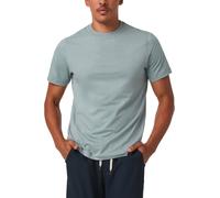 Vuori - Camisetas - S/S Ponto Performance Tee M Misty Blue Heather - Talla L - Azul Azul L