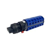 VUQLDHAYZ LW26-25/6S YMW26 - Interruptor giratorio de leva 25 A, 6 polos, selector principal, plateado, 22 mm (102)