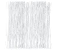 VURYAPI 100 Piezas Alambre de Tallo Alambre Floral 14 Pulgadas Alambre de Calibre 26 0,5 mm (Blanco)