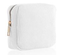 VURYAPI Neceser Maquillaje Mujer, pequeño tamaño Bolsa de Cosméticos de Viaje, Portátil Neceser de Maquillaje de Pana, Regalo Cumpleaños Navidad para Mujeres Novias Mejores Amigas