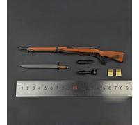 VUSLA 1/6 Scale Type 99 Granade Sniper Rifle Miniature Plastic Modelo for Action Figure Toys Collection Gift Non-Launchable, Grenade