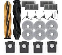 VUSZR - Kit de accesorios para Dreame X50 Ultra Complete, L50 Pro Ultra, X40 Master, L40s Pro Ultra, con cepillo principal, 4 bolsas, 4 filtros HEPA, 4 cepillos laterales, 6 mopas