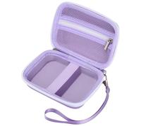 Vuxava Funda Camara Fotos Infantil - Funda Protectora para Cámara Digital Compacta - para Niños, Compatible con Kodak Pixpro WPZ2/FZ45/FZ55, con Correa y Bolsillo Interior (Purple)