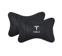 VUXEEKDR 2 Piezas Reposacabezas Coche, para Tesla Model 3, Model Y, Model S, Model X, ExtraíBle Reposacabezas Asiento Coche,Cuello delasiento conducción Ajustable,Almohada Coche,C