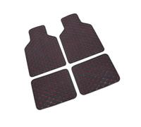 VUXEEKDR 4 Piezas Coche Alfombrillas, para Alfa Romeo Stelvio 2017~2021 Antideslizante Resistente Alfombras Todas LasEstaciones AutomóvilesForrosInterioresTapetes,A