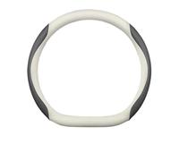 VUXEEKDR Funda Volante Coche, para Fiat 500/500C/500E/Abarth 500 2007-2024 Transpirable y Cómoda Protector Volante Coche Adecuado Todas Las Estaciones Antideslizante Duradera,C-D