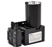 VUYOMUA 12/24 V 10 W -80 KPa 15 l/min mini DC bomba de aire sin aceite bomba de vacío de diafragma silencioso bomba de vacío eléctrica (VN-C4-12 V/-sin escobillas)