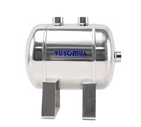 VUYOMUA 304 - Tanque de aire mini portátil de acero inoxidable de alta presión, depósito de aire y almacenamiento de agua (tamaño pequeño, 4 L-SG)