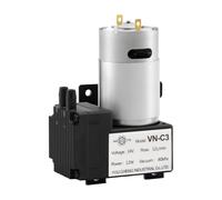VUYOMUA Bomba de vacío de 12 L, mini compresor de aire de diafragma de 24 V, microbomba de aire -80 KPA de grado de vacío, mini bomba de presión de pistón de cepillo (VN-C3)
