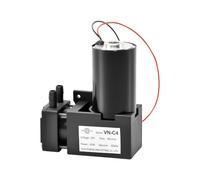 VUYOMUA Bomba de vacío de 40 L, mini compresor de aire de diafragma de 24 V, microbomba de aire -85 KPA de grado de vacío, mini bomba de presión de pistón sin escobillas (VN-C4 sin escobillas)