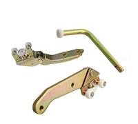 Vuzmode 1 juego de poleas bisagra puerta corredera, for VW, for TRANSPORTER T4, las guías rodantes superiores medias e inferiores la izquierda Rodillo automático