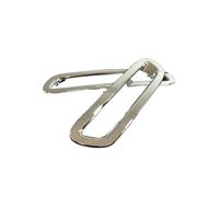 Vuzmode 1 par, for Chevrolet, for TRAX TRACKER 2013 2014 2015, accesorios decorativos, cubierta de lámpara luz antiniebla trasera cromada Alerón de ventana trasera de coche