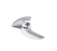 Vuzmode 1 Uds Modelo de hélice de Barco Eje de 3mm 2 Cuchillas Metal Aluminio Prop 30mm 32mm Paso 1,4, for Barco RCRacing Velocidad Mono Oral Vee Barco Hélice de Barco de Metal(1PC 30mm Right Hand)