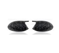 Vuzmode 1pair Rear View Side Case Trim Style Car Rearview Mirror Cover, for, E87 E81 E82 E90 E91 E92 E93 ABS Carbon Fiber Cubierta para Espejo retrovisor de Coche(Forged Carbon Look)