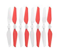 Vuzmode 2/4/8 Uds Cuchillas de Accesorios Plegables liberación rápida, for Millet, for hélices FIMI X8 SE 2020, for cuadricóptero Hélice de Dos Palas de 9 Pulgadas para Drones(8pcs Red White)