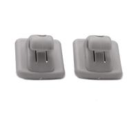 Vuzmode 2 clips interiores for visera solar, clip de sujeción, gancho de soporte, for 107 307 307CC 307SW 206 306, for Citroën C1 DS3 C5 Soporte para parasol de vehículo