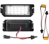 Vuzmode 2 lámparas LED de matrícula de 6000 K for Kia Soul, Rio 3, Picanto, Hyundai, I10, I20, Ioniq, Veloster, Genesis y Coupe Tiburon. Luz de matrícula del Coche