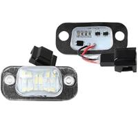 Vuzmode 2 Luces LED for matrícula de Coche, for VW, Golf, Hatchback Cabriolet, Polo, MK3 6K, Seat, Ibiza 2, Toledo 1L, Córdoba 6K Luz de matrícula del Coche