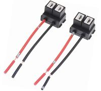 Vuzmode 2 Piezas de cerámica H7 de 2 Pines for Faros Delanteros, reemplazo de reparación, portalámparas, Conector, Enchufe, Cable precableado Conector para Faros Delanteros de Coche