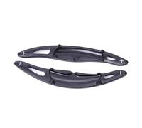 Vuzmode 2 Piezas de extensión Paleta Cambio Volante Aluminio automático, for Porsche, Panamera, MACAN, Cayenne, 718 911 Boxster Accesorios Coche Levas de Cambio para Coche(Black Black)