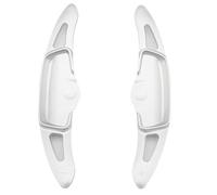 Vuzmode 2 uds Pegatinas de Palanca Cambios extensión Cambio Paleta Volante Coche, for Kia, K5 DL3 2020 Accesorios Levas de Cambio para Coche(Black Silver)