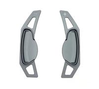 Vuzmode 2 uds, Pegatinas de palancas Cambio extensión paletas Volante Coche, for Benz, for Smart, 451 453 Fortwo 09-17 Forfour 2015-2017 Levas de Cambio para Coche(Black Grey)