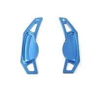 Vuzmode 2 uds, Pegatinas de palancas Cambio extensión paletas Volante Coche, for Benz, for Smart, 451 453 Fortwo 09-17 Forfour 2015-2017 Levas de Cambio para Coche(Black Blue)