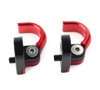 Vuzmode 2 uds rojo moto línea de freno manguera abrazadera Snap XR400R TRX400EX 1999-2004 XR650R 2000-2007 Abrazadera de soporte de manguera para motocicleta