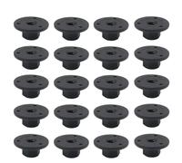 Vuzmode 20 clips de plástico for tuercas coche, sujetadores placa protección for, parachoques for revestimiento láminas aislamiento chasis Tapa de partición del enchufe del panel trasero(20pcs)