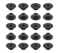 Vuzmode 20 clips de retención for parachoques trasero coche, for tuercas hexagonales plástico 10 mm, 07147169847, for Tapa de partición del enchufe del panel trasero