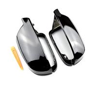 Vuzmode 2pcs Rearview Mirror Side Covers Cap, for, A3 8P A4 A5 2011-2016 B8.5 ABS 8F0857527B 8F0857528B Cubierta para Espejo retrovisor de Coche(Bright Black)