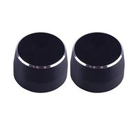 Vuzmode 2pcs Steel Lamp Switch Cubierta Coche Estilo Accesorios Ajuste for BENZ SMART FORTWO 451 2007 2009 2010 2011 2012 2013 2014 Decoración de moldura de ventilación de aire para(Schwarz)