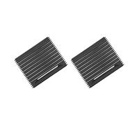 Vuzmode 2X Cubierta de Consola Central Soporte for Vasos persiana Enrollable Deslizante Accesorios de Coche, for, for, X5 F15 X6 F16 51169251973 Cubierta del portavasos de la Consola Central