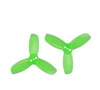 Vuzmode 4 Pares de hélices PC 3 aspas 1.9X4X3, for Drones con conductos Cinewhoop Estilo Libre Carreras FPV 2 Pulgadas Agujeros Hélice de Dos Palas de 9 Pulgadas para Drones(4Pairs Green)