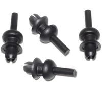 Vuzmode 4 piezas de correas for el estante trasero del maletero coche, clips cuerda, accesorios montaje for Campitroen, Saxo y C2 C3 Soporte de amarre para maletero de coche