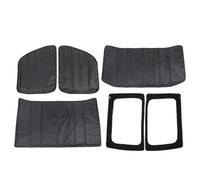 Vuzmode 4 puertas, for Jeep, for Wrangler JL 2018 - 2022, kit de algodón con aislamiento térmico for techo, accesorios cubierta amortiguadora sonido Protector térmico del motor(4PCS JL 4-door)