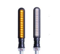 Vuzmode 4 Uds. Luz intermitente for motocicleta, señales de giro, luces agua corriente, trasero, indicadores DRL intermitentes for correr Indicador de señal de conducción de motocicleta(2pcs DRL)