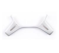 Vuzmode Accesorios de Coche Cubierta embellecedora Marco Volante Decorativa, for, for Mercedes-Benz, Clase C W204 W212 W463 W166 X166 2011-2017 Envoltura para el volante del vehículo(SILVER)