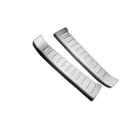 Vuzmode Accesorios de Coche, for Serena C28, for E-Power 2023 2024, Puerta Trasera, protección de Parachoques, Placa de alféizar, Cubierta de Pedal Protector de Parachoques Trasero de Goma(Silver)